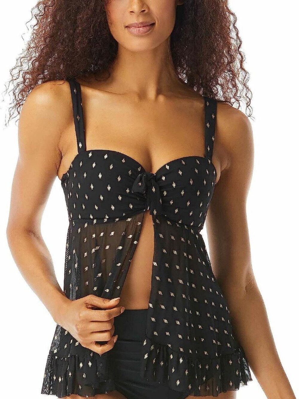 Coco Reef Womens Serengeti Allure Underwire Tankini Top - Picture 2 of 3